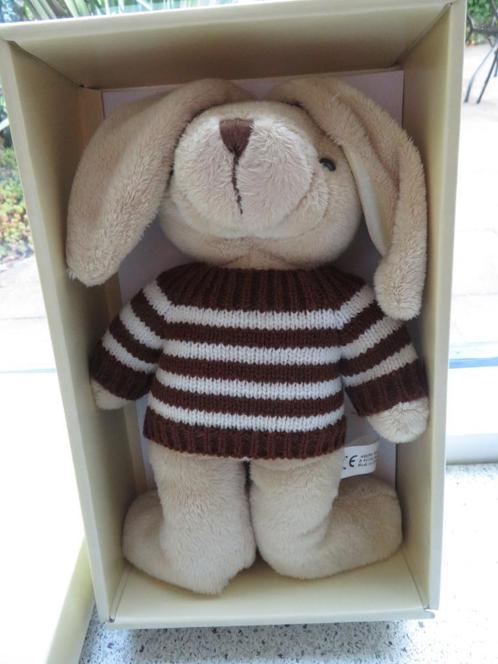 Konijn merk Arupa My Best Friend  velours gebreid truitje, Kinderen en Baby's, Speelgoed | Knuffels en Pluche, Nieuw, Konijn, Ophalen of Verzenden