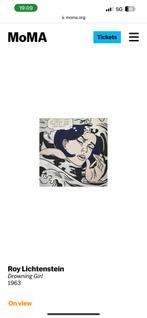 Roy lichtenstein poster MoMa, Ophalen of Verzenden, Nieuw, Rechthoekig Staand