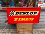 DUNLOP banden oude reclame lichtbak, Ophalen, Gebruikt, ., Lichtbak of (neon) lamp