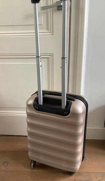Trolley koffer goud handbagage beschikbaar voor biedingen