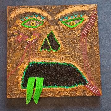 Horror Gezicht Kunstwerk beschikbaar voor biedingen