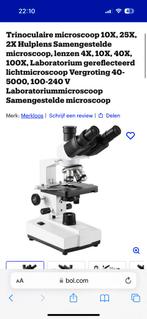 Nieuw in doos Trinoculaire Microscoop met Meerdere Lenzen, Audio, Tv en Foto, Optische apparatuur | Microscopen, Ophalen of Verzenden