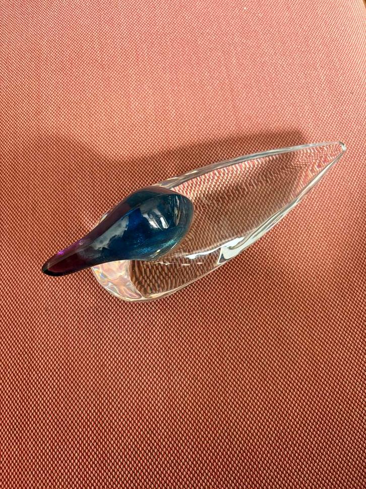 Glazen Vogel Decoratie, Antiek en Kunst, Antiek | Glas en Kristal, Ophalen of Verzenden