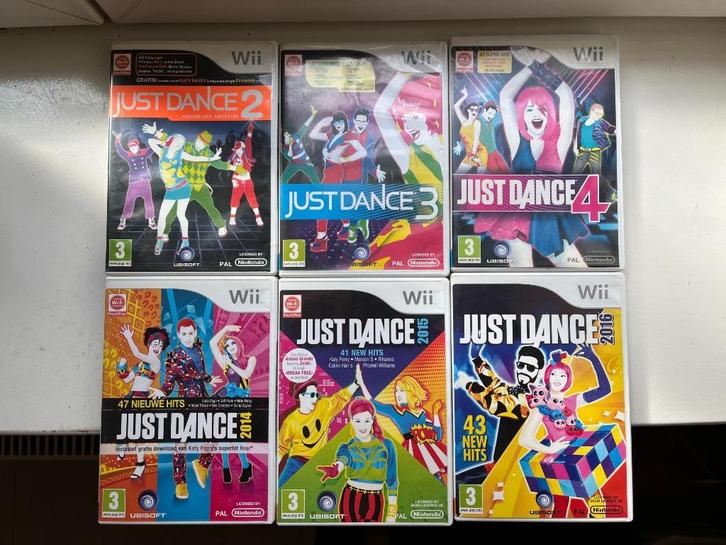Just Dance spellen voor Nintendo Wii | 6 voor €20 samen, Spelcomputers en Games, Games | Nintendo Wii, Gebruikt, Muziek, 3 spelers of meer