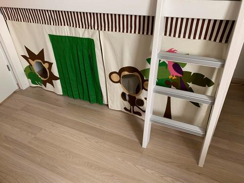 Onderstel+trap halfhoogslaper Lifetime, 2 sets beschikbaar, Kinderen en Baby's, Kinderkamer | Stapelbedden en Hoogslapers, Zo goed als nieuw