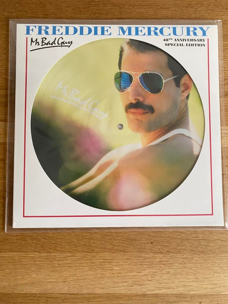 Freddie Mercury mr bad Guy 40th picture disc sold out Queen, Ophalen of Verzenden, Zo goed als nieuw, Overige formaten