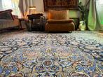Groot Perzisch Kashan / Nain-stijl tapijt ca. 408 x 295 cm, Huis en Inrichting, Stoffering | Tapijten en Kleden, Handmade carpet handknotted rug vintage classic persian design