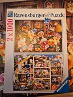 Ravensburger 2x 1000 Gelini, Ophalen of Verzenden, 500 t/m 1500 stukjes, Zo goed als nieuw