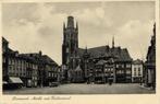 ROERMOND, Markt met Kathedraal (1939) Ansichtkaart, Verzamelen, Ansichtkaarten | Nederland, Ophalen of Verzenden, 1920 tot 1940