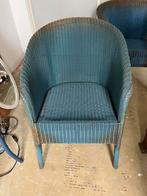 Lloyd loom  stoel blauw, Ophalen