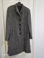 Gemeleerde wollen mantel Milo coats. Mt 42, Kleding | Dames, Jassen | Winter, Zwart, Maat 42/44 (L), Ophalen of Verzenden, Gedragen