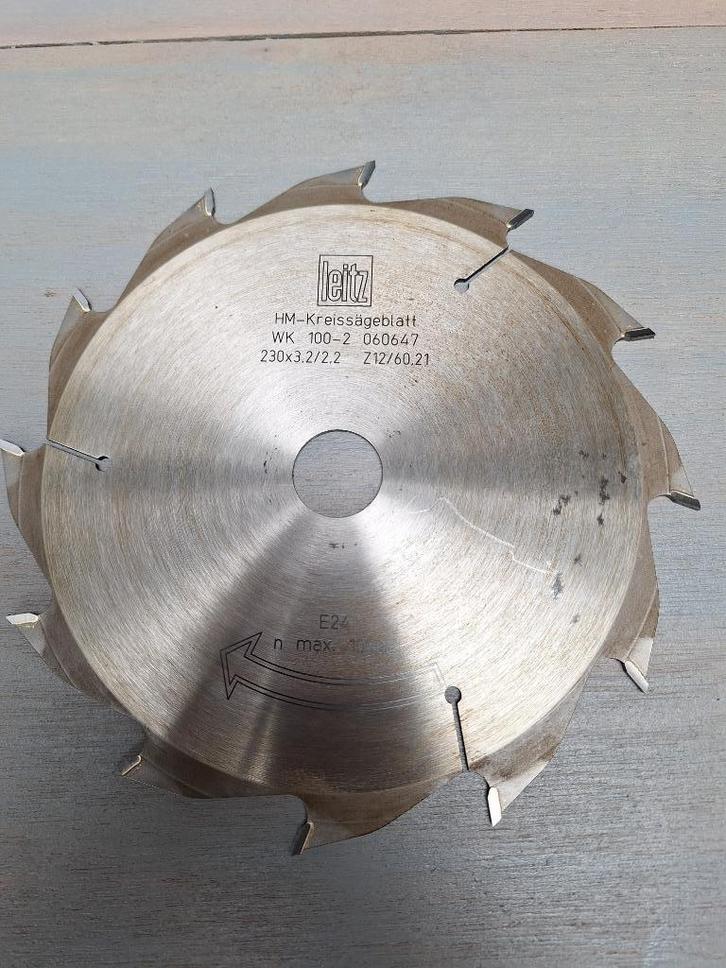 Leitz HM widia zaagblad Ø230x30mm, Doe-het-zelf en Verbouw, Gereedschap | Machine-onderdelen en Toebehoren, Zo goed als nieuw