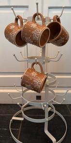 Mokkenrek / Houder - 21 Mokken - Zo Goed Als Nieuw!, Huis en Inrichting, Keuken | Keukenbenodigdheden, Ophalen, Zo goed als nieuw