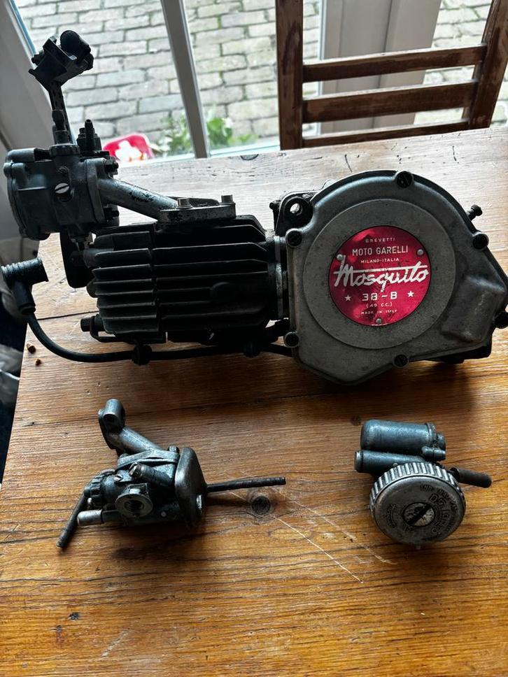 Moto Garelli Mosquito 3B-B - (Che Guevara Hulpmotor), Fietsen en Brommers, Brommeronderdelen | Algemeen, Gebruikt, Blok, Ophalen of Verzenden