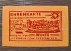 Ehrenkarte Break Dance Becker Kaiserslautern, Ophalen of Verzenden