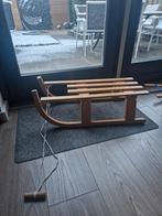 Inklapbare houten slee in goede staat., Ophalen, Zo goed als nieuw, Overige merken