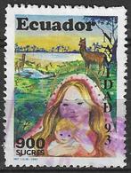 Ecuador 1993 - Yvert 1288 - Kerstzegel - Moeder en Kind (ST), Zuid-Amerika, Ophalen, Gestempeld
