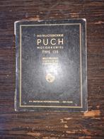 Puch motorrijwiel type 125 instructieboekje, Motoren, Ophalen of Verzenden, Overige merken