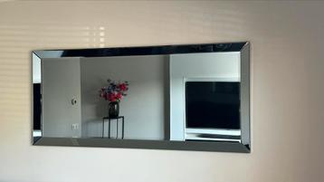 Prachtige grote spiegel facet glazen rand 180x80 beschikbaar voor biedingen