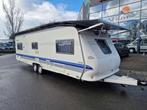 Hobby Prestige 720 UML 720 enkele bedden, Caravans en Kamperen, Caravans, Hobby, 7 tot 8 meter, Treinzit, Tot en met 5