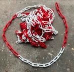 Afzetketting kunstof 14 meter, Ophalen of Verzenden, Zo goed als nieuw