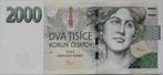 Tsjechië 2000 korun 2007 VF p.26e (# 40), Verzenden, Overige landen, Los biljet