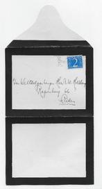 Rouwbrief in de vorm als Postblad verzonden., Postzegels en Munten, Ophalen of Verzenden, Briefkaart