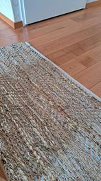 Vloerkleed van jute en leer 1.65 x 2.35 m, Ophalen, Gebruikt, Rechthoekig