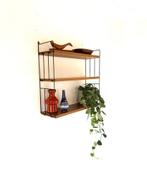 Vintage teakhouten wandrek, WHB Germany ‘60, Huis en Inrichting, Ophalen of Verzenden, Zo goed als nieuw