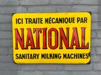 NATIONAL emaille reclamebord 1952, Reclamebord, Gebruikt, ., Ophalen of Verzenden