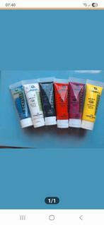 6 Tubes Acrylverf - Diverse Kleuren, Ophalen of Verzenden, Nieuw, Acrylverf