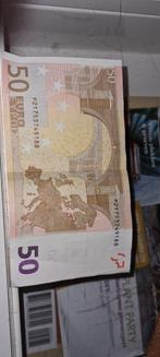 2 Zeldzaam briefen 50 euro 2002 eerste druk, Postzegels en Munten, Bankbiljetten | Europa | Eurobiljetten, Los biljet, 50 euro
