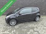 Volkswagen Up! 1.0 high up! BlueMotion|Airco|Netjes|, Auto's, Volkswagen, Euro 5, Stof, Gebruikt, Zwart