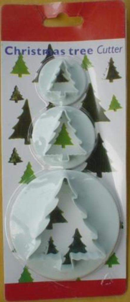 Nieuw 3st Kerstboom kerstbomen uitstekers cutters, Hobby en Vrije tijd, Taarten en Cupcakes maken, Nieuw, Versiering, Taarten of Cupcakes