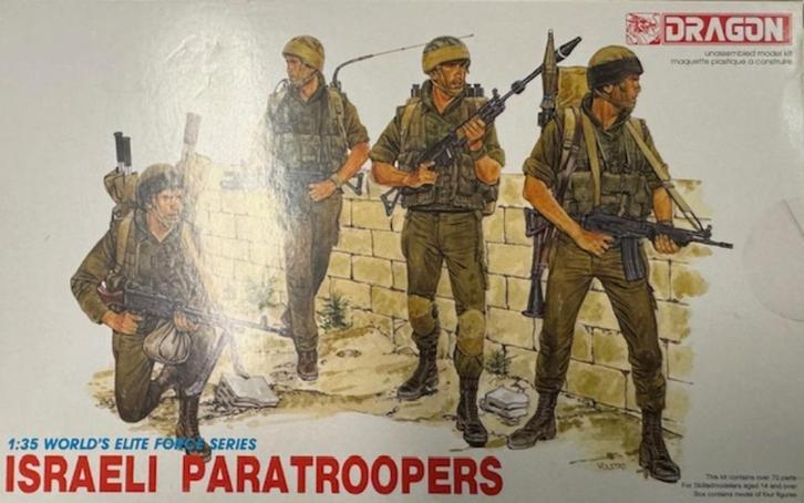 Coelianmodels, Dragon 3001, IDF Paratroopers, 1/35, € 16,99, Hobby en Vrije tijd, Modelbouw | Figuren en Diorama's, Nieuw, Figuur of Figuren