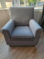 Fauteuil/stoel. Ektorp. Met zacht grijze en mintgroene hoes., Huis en Inrichting, Fauteuils, Ophalen, Zo goed als nieuw, 75 tot 100 cm