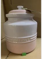 Koekjespot cookiejar le creuset shell pink, Ophalen of Verzenden, Nieuw, Overige materialen, Pot, Bus of Blik