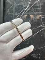 Prachtige 14k gouden gladde slavenarmband, Ophalen of Verzenden, Nieuw, Goud