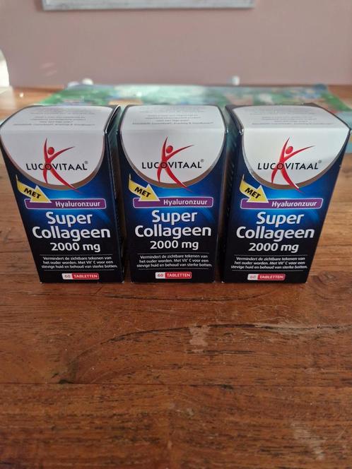 3x Lucovitaal - super collageen 2000mg NIEUW IN VERPAKKING, Sieraden, Tassen en Uiterlijk, Uiterlijk | Mondverzorging, Nieuw, Overige typen
