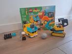 Duplo truck & tracked excavator 10931, Ophalen, Gebruikt, Duplo