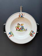 Vintage porseleinen warmhoudbord, Antiek en Kunst, Ophalen of Verzenden