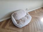 Big Bertha Zitzakfauteuil - Nepkonijnenbont, Huis en Inrichting, Ophalen, Zo goed als nieuw, Beige, Zitzakstoel
