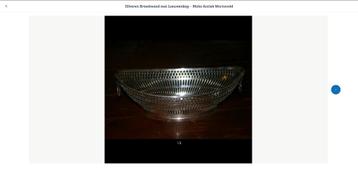 zilveren mand van harte Welkom bij Mabo Antiek Warnsveld beschikbaar voor biedingen