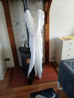 Witte Bruidsjurk - Gedrapeerd Model, Kleding | Dames, Ophalen of Verzenden, Zo goed als nieuw, Wit, Trouwjurk