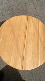Redwood bamboe tafel doorsnee 65 cm, Zo goed als nieuw