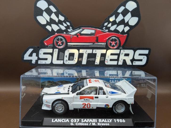 Fly Lancia 037 #20 Marlboro Safari Rally 1986, Kinderen en Baby's, Speelgoed | Racebanen, Nieuw, Elektrisch, Overige merken, Verzenden