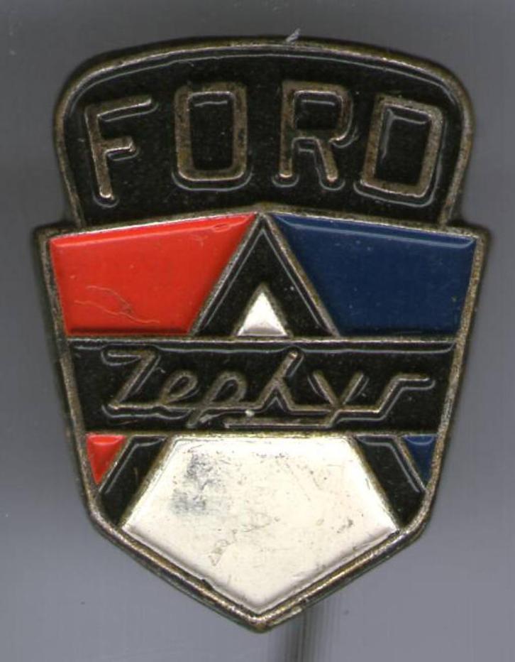 FORD Zephyr zilverkleurig auto speldje ( B_074a ), Verzamelen, Speldjes, Pins en Buttons, Zo goed als nieuw, Speldje of Pin, Transport