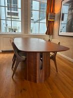 Walnoot eettafel - Decor Amsterdam, Ophalen, 200 cm of meer, 50 tot 100 cm, Zo goed als nieuw