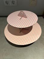 2x een 2-laagse kartonnen “cupcake” etagere, Ophalen of Verzenden, Zo goed als nieuw, Cupcakes, Serveervorm
