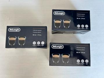 Dubbelwandige espresso glazen, 90 ml, set van 6 beschikbaar voor biedingen